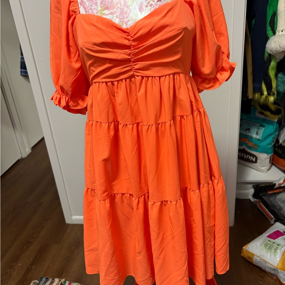 Endless rose orange dress L